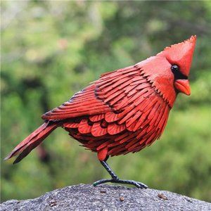 Garden Decor - Cardinal Bird Decor, Beautiful Backyard Ideas & Cardinal Gifts